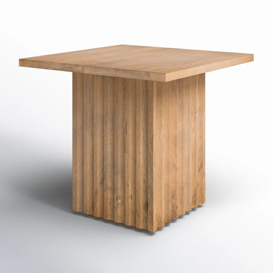 Aron Solid Wood End Table - in Jaipur by Woodshilp