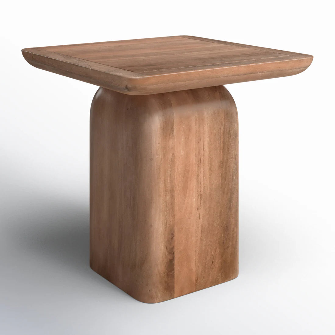 Pedestal End Table