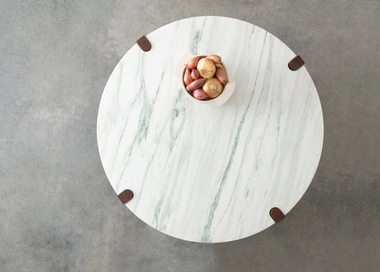 Brooks Round Coffee Table by Woodshilp - in Jaipur by Woodshilp