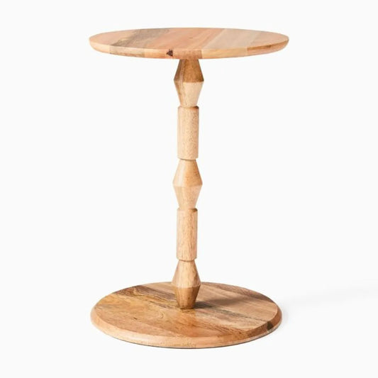 Chase Wood Side Table by Woodshilp - in Jaipur by Woodshilp