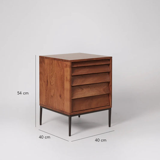 Daz Solid Wood Bed Side Table by Woodshilp - in Jaipur by Woodshilp