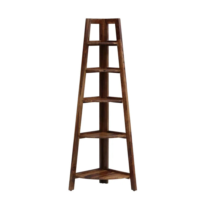 Folding Corner Bookshelf by woodshilp furniture