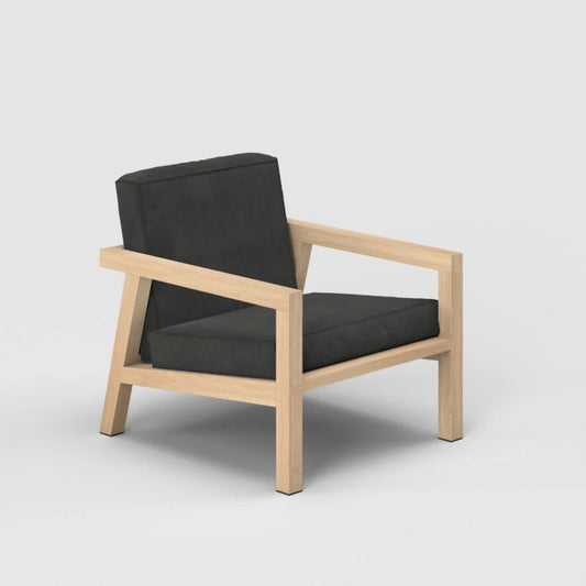 Luna Lounge Chair by woodshilp furniture - in Jaipur by Woodshilp