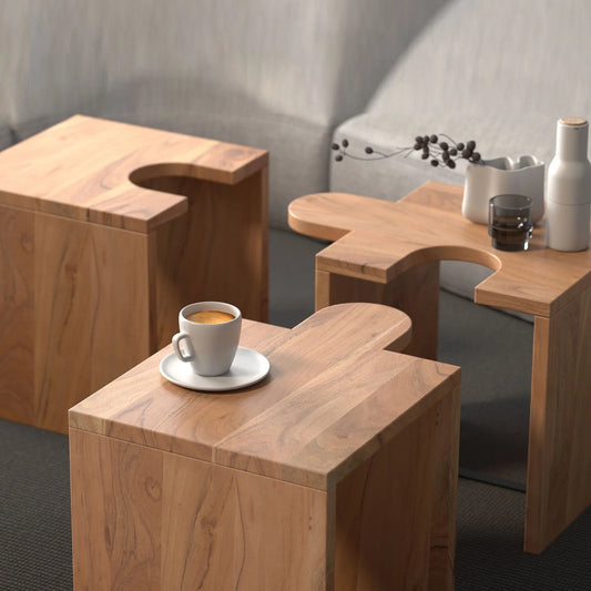 Puzz Coffee Table by woodshilp furniture - in Jaipur by Woodshilp