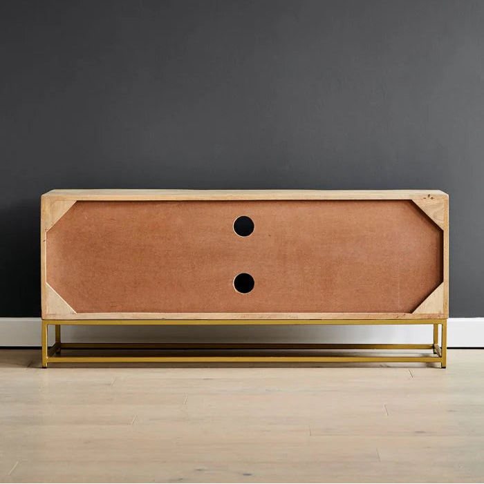 Rattan Webbed TV unit by Woodshilp