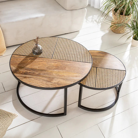 Rewa Nesting Table - in Jaipur by Woodshilp