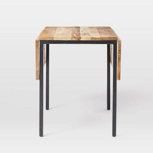 Wood & Metal Expandable Dining Table by Woodshilp - in Jaipur by Woodshilp