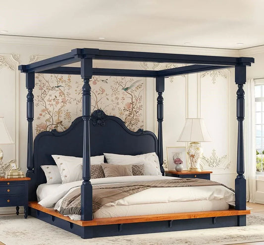 Florentina Poster Bed furniture by woodshilp