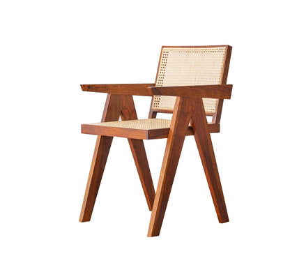 French Rattan Arm Chair