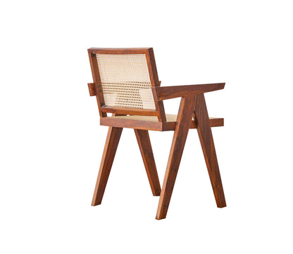French Rattan Arm Chair