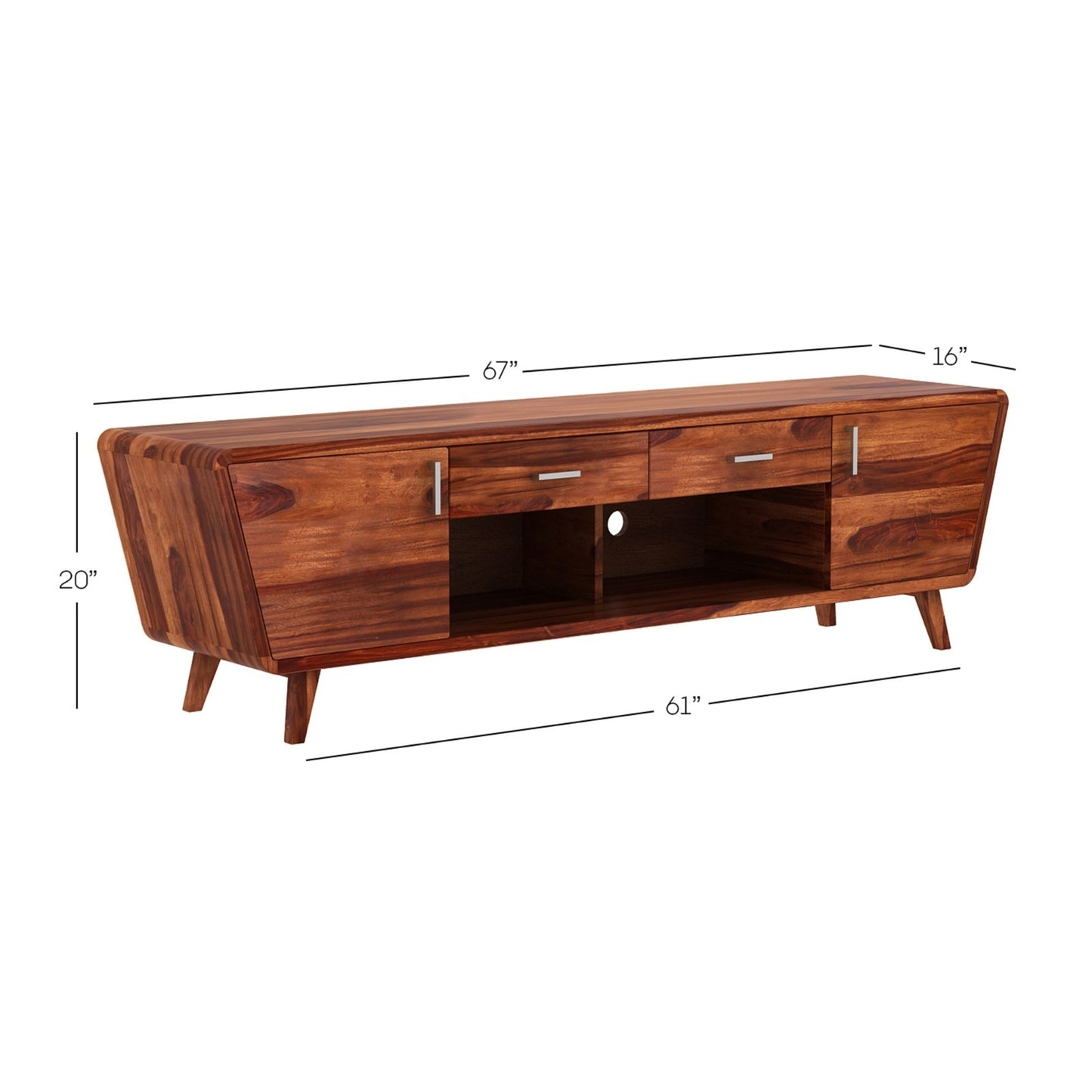 Anderson TV Unit With Drawers