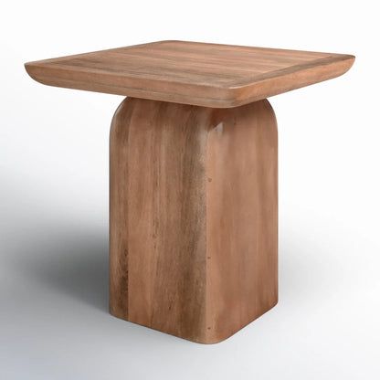 Pedestal End Table