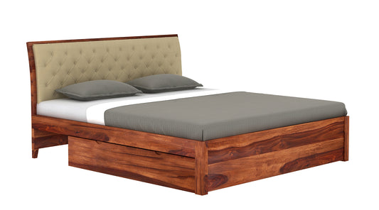 Rohini King Size Bed -  in Jaipur by Woodshilp