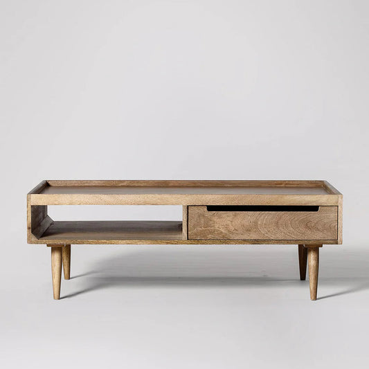 Accesibil Solid Wood Center Table Woodshilp -  in Jaipur by Woodshilp