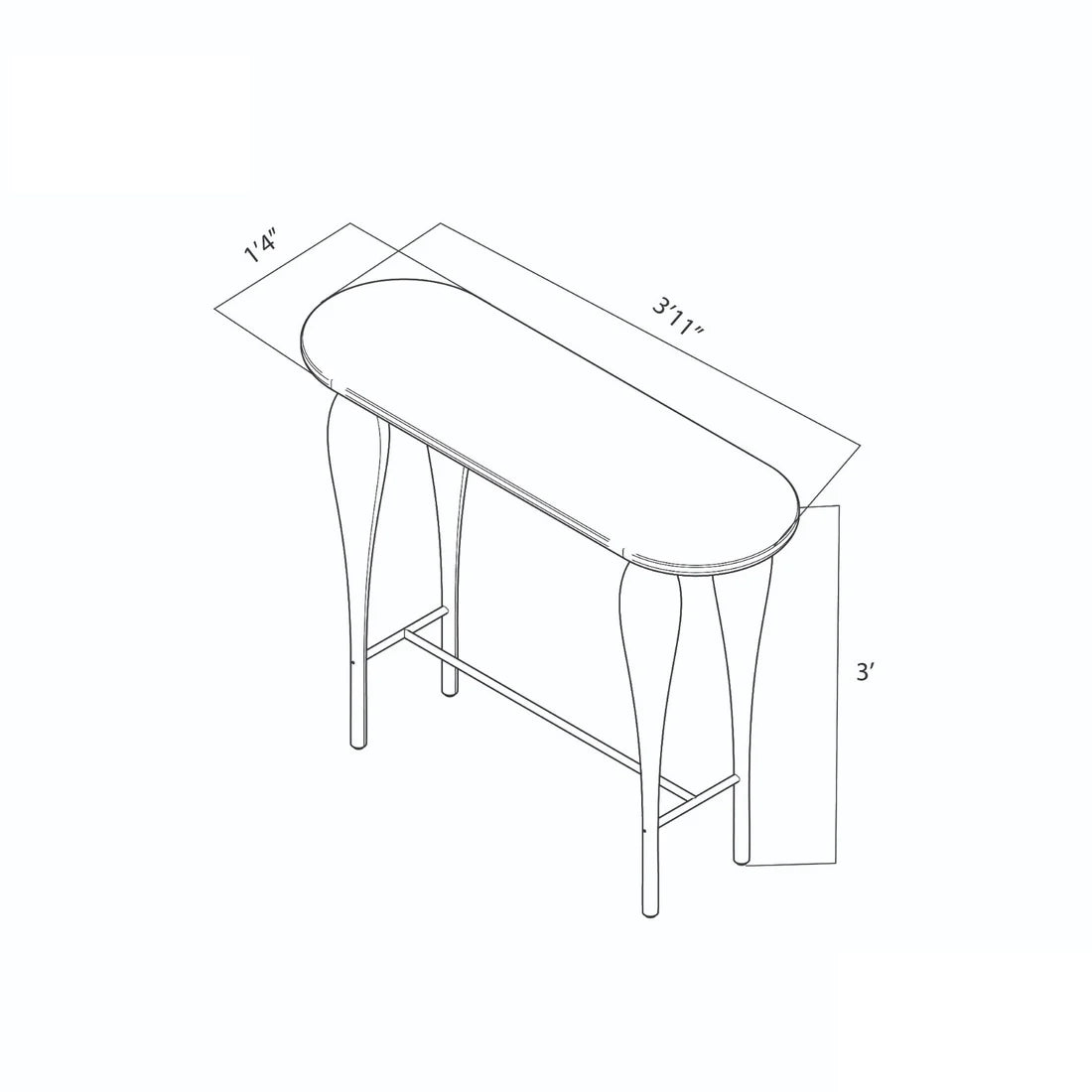 Aelle Console by woodshilp furniture