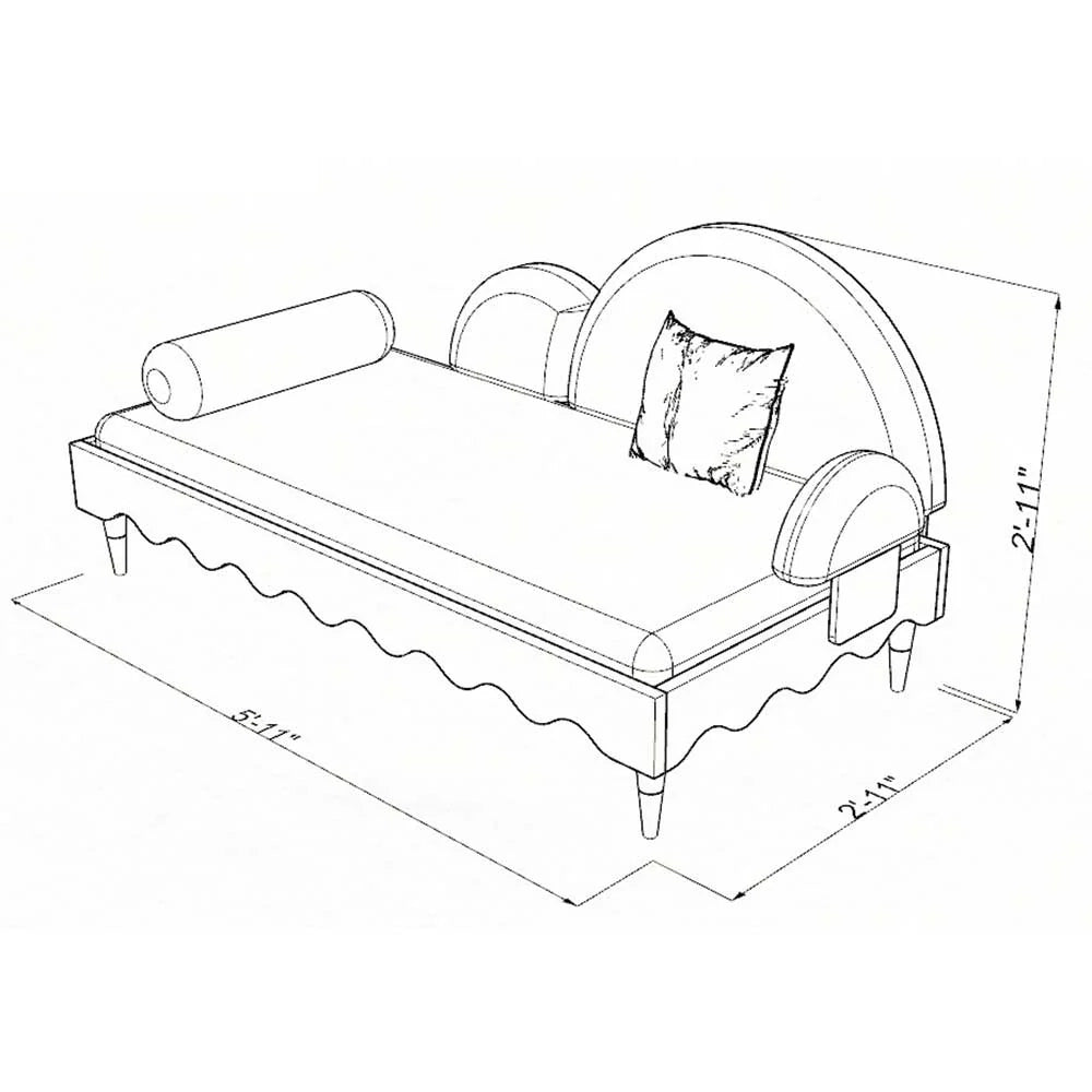 Alam Day Bed by woodshilp furniture