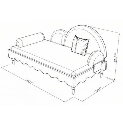 Alam Day Bed by woodshilp furniture