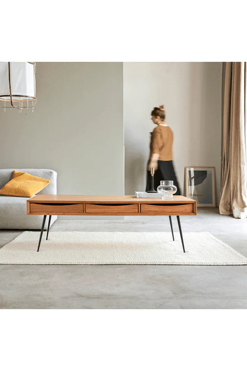 Albi Solid Mango Wood Center Table by Woodshilp