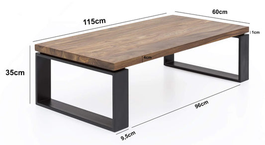 Albi Solid Wood Center Table Woodshilp -  in Jaipur by Woodshilp