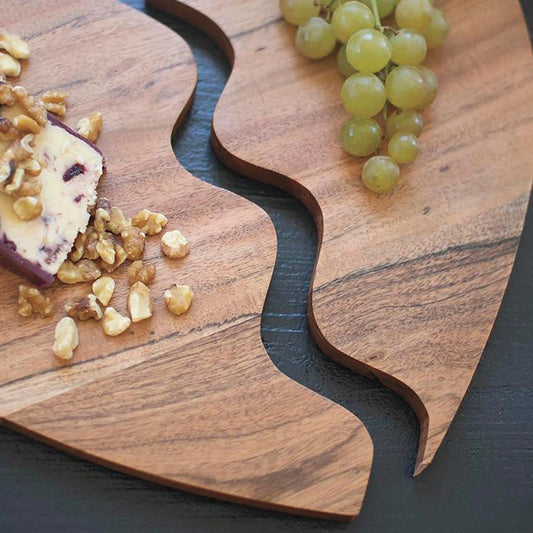 Broken Heart Serving Board by Woodshilp -  in Jaipur by Woodshilp