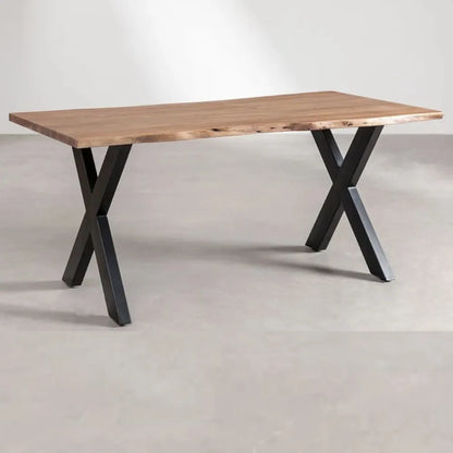 Cardans Solid Wood Dining Table by Woodshilp