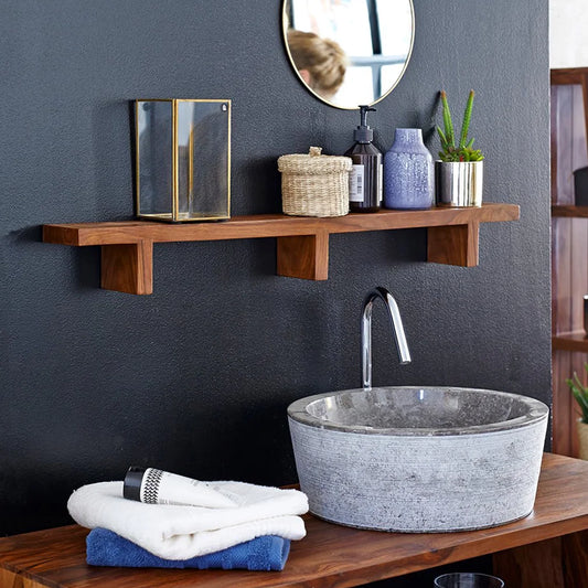 Damon Sheesham Wall Rack by woodshilp furniture -  in Jaipur by Woodshilp