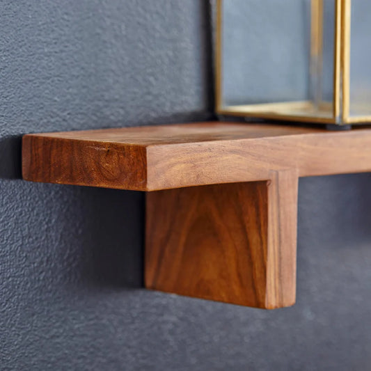 Damon Sheesham Wall Rack by woodshilp furniture -  in Jaipur by Woodshilp