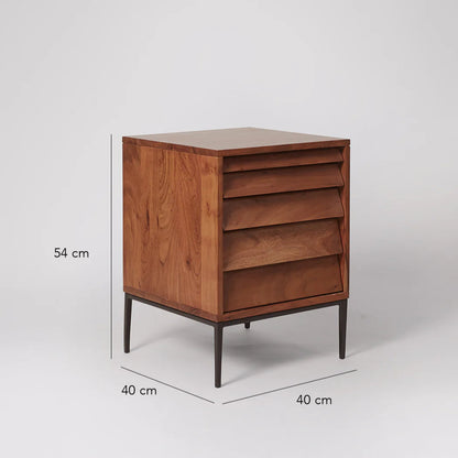 Daz Solid Wood Bed Side Table by Woodshilp