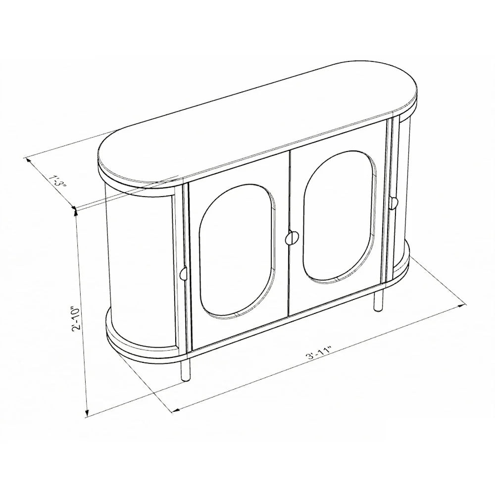 Delicia Sideboard by woodshilp furniture