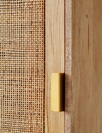 Divi Rattan Webbed Cupboard by woodshilp furniture