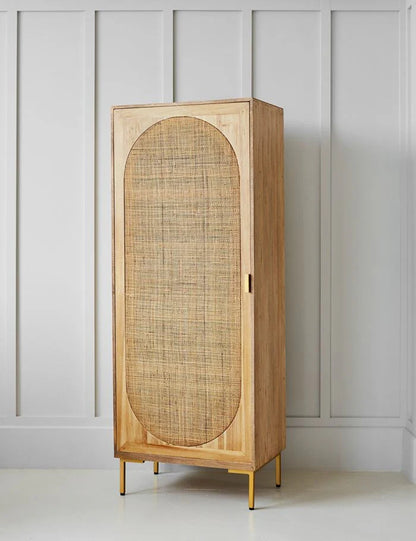 Divi Rattan Webbed Cupboard by woodshilp furniture
