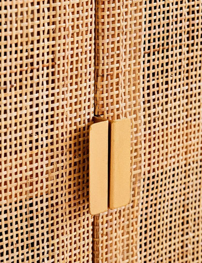 Divi Rattan Webbed Large Sideboard by woodshilp furniture