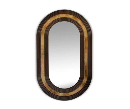 Ehraa Rattan Mirror by woodshilp furniture