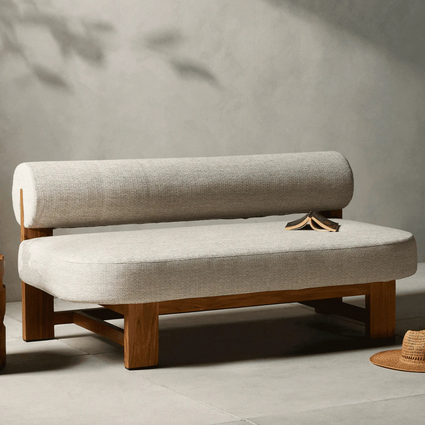 Ella Solid Wooden Sofa by Woodshilp