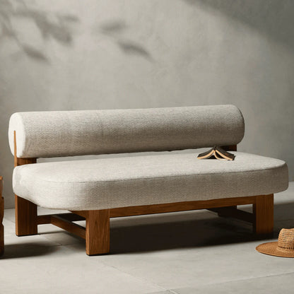 Ella Solid Wooden Sofa by Woodshilp