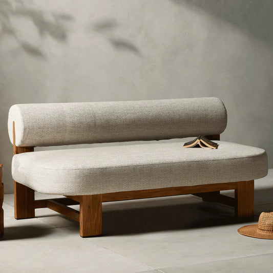 Ella Solid Wooden Sofa by Woodshilp -  in Jaipur by Woodshilp