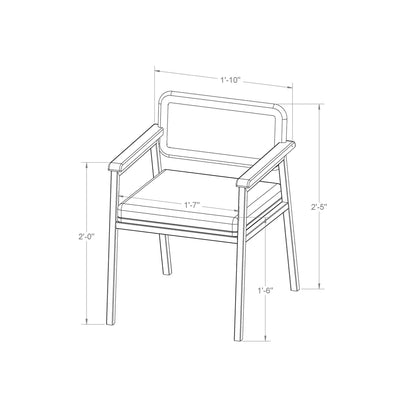 Euclid Chair by woodshilp furniture