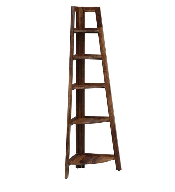 Folding Corner Bookshelf or Display Unit by woodshilp