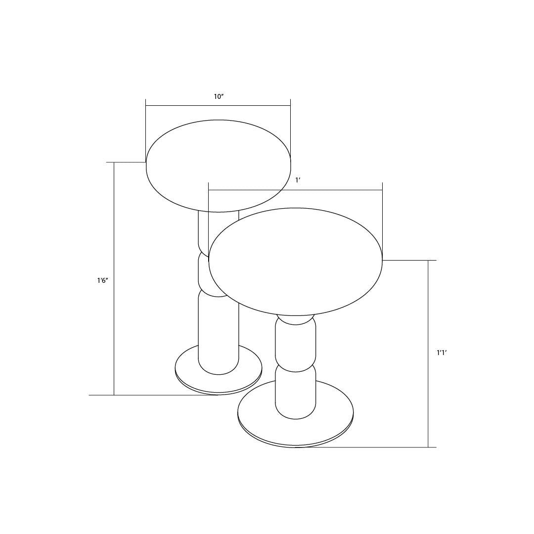 Gamolo Nesting Tables by woodshilp furniture