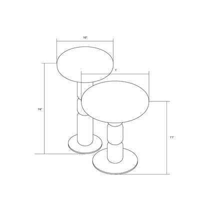 Gamolo Nesting Tables by woodshilp furniture