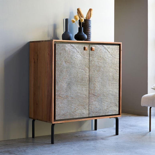 Jarrah Wooden Two Door Storage Cabinet by woodshilp furniture -  in Jaipur by Woodshilp
