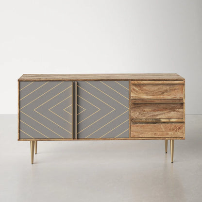 Knox Solid Mango Wood Sideboard Furniture