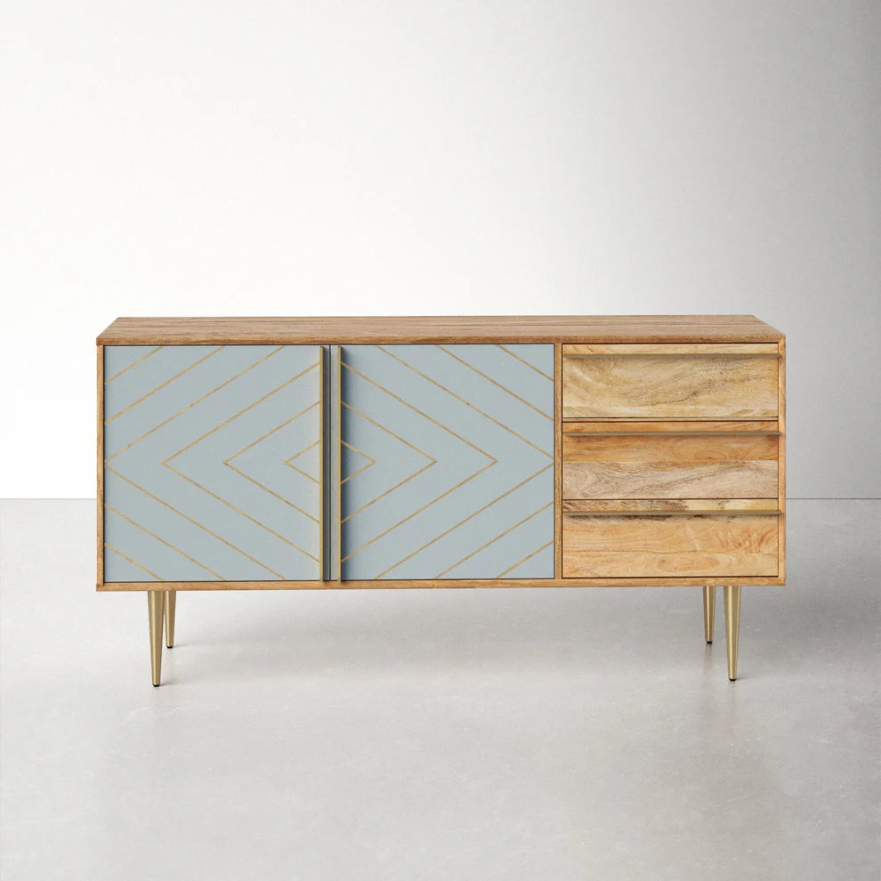 Knox Solid Mango Wood Sideboard Furniture