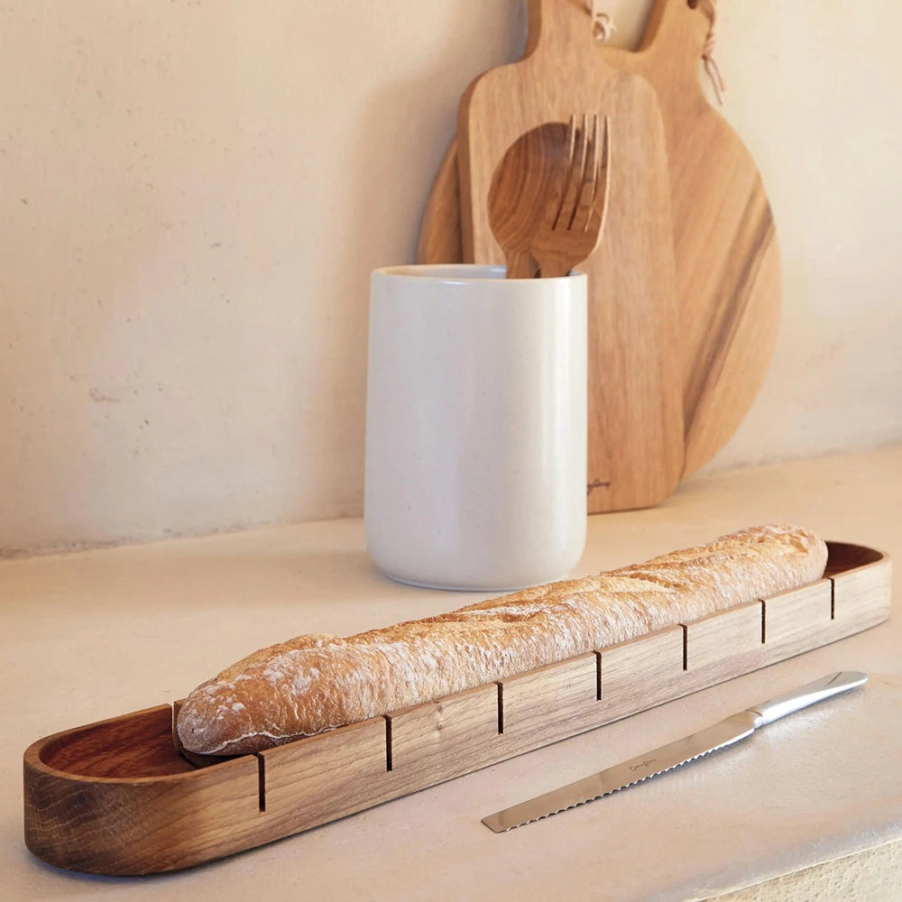 Loaf Bread Serving Tray by Woodshilp
