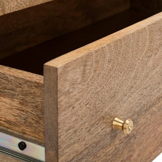 Luka 3 Drawer Standard Dresser Chest Furniture -  in Jaipur by Woodshilp