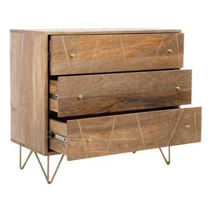 Luka 3 Drawer Standard Dresser Chest Furniture