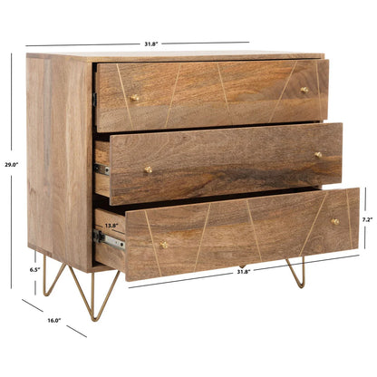 Luka 3 Drawer Standard Dresser Chest Furniture