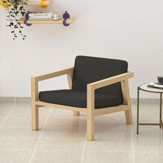 Luna Lounge Chair by woodshilp furniture -  in Jaipur by Woodshilp