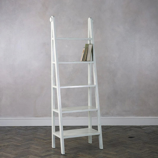 Mango Wood Ladder Design Bookshelves by Woodshilp -  in Jaipur by Woodshilp