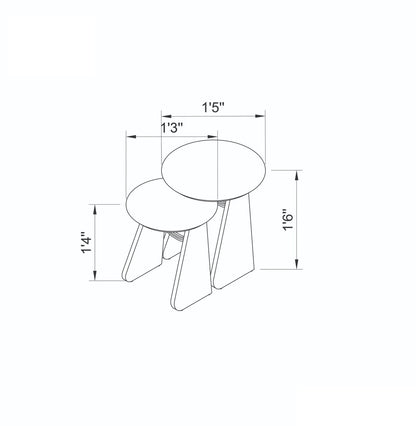 Meereen Nesting Tables by woodshilp furniture